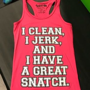 CrossFit Racerback Tank Top Small Pink